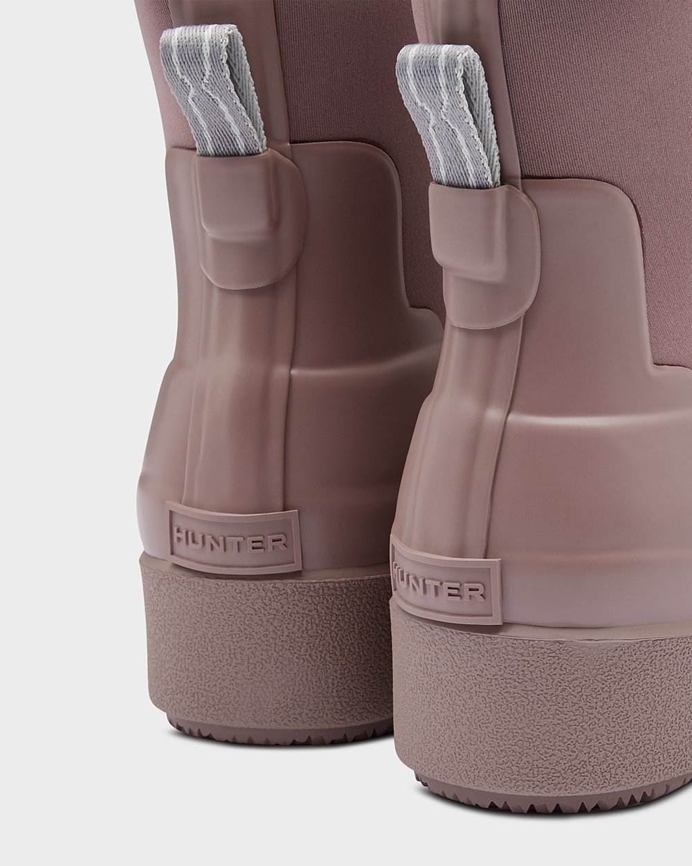 Botas Creeper Hunter Feminina Roxo - Refined Slim Fit Neoprene Chelsea - 17JIMNCGH